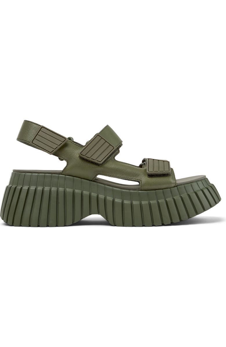 Camper Pix BCN 2-Strap Sandal, Alternate, color, Medium Green