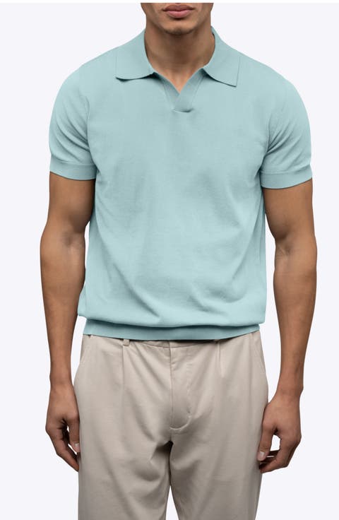 Istanbul Johnny Collar Cotton Bend Polo