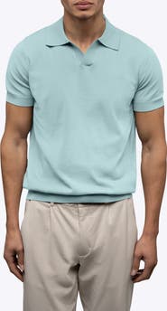 Cuts Istanbul Johnny Collar Cotton Bend Polo