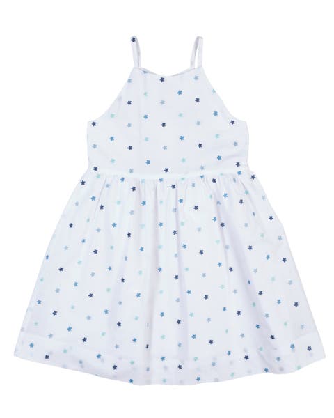 Embroidered Floral Dress (Toddler, Little Kid, Big Kid)