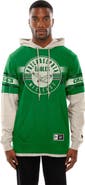 New Era Men's New Era Kelly Green Philadelphia Eagles Twofer Layered Long Sleeve Hoodie T-Shirt