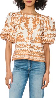 Parker Bubble Sleeve Tie Back Top