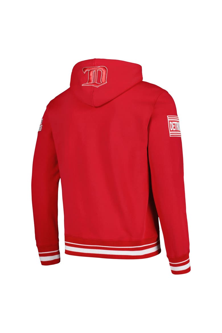Men's Pro Standard Red Detroit Red Wings Retro Classic Fleece Pullover Hoodie, Alternate, color, Red