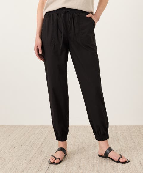 Organic Cotton Stretch Poplin Jogger