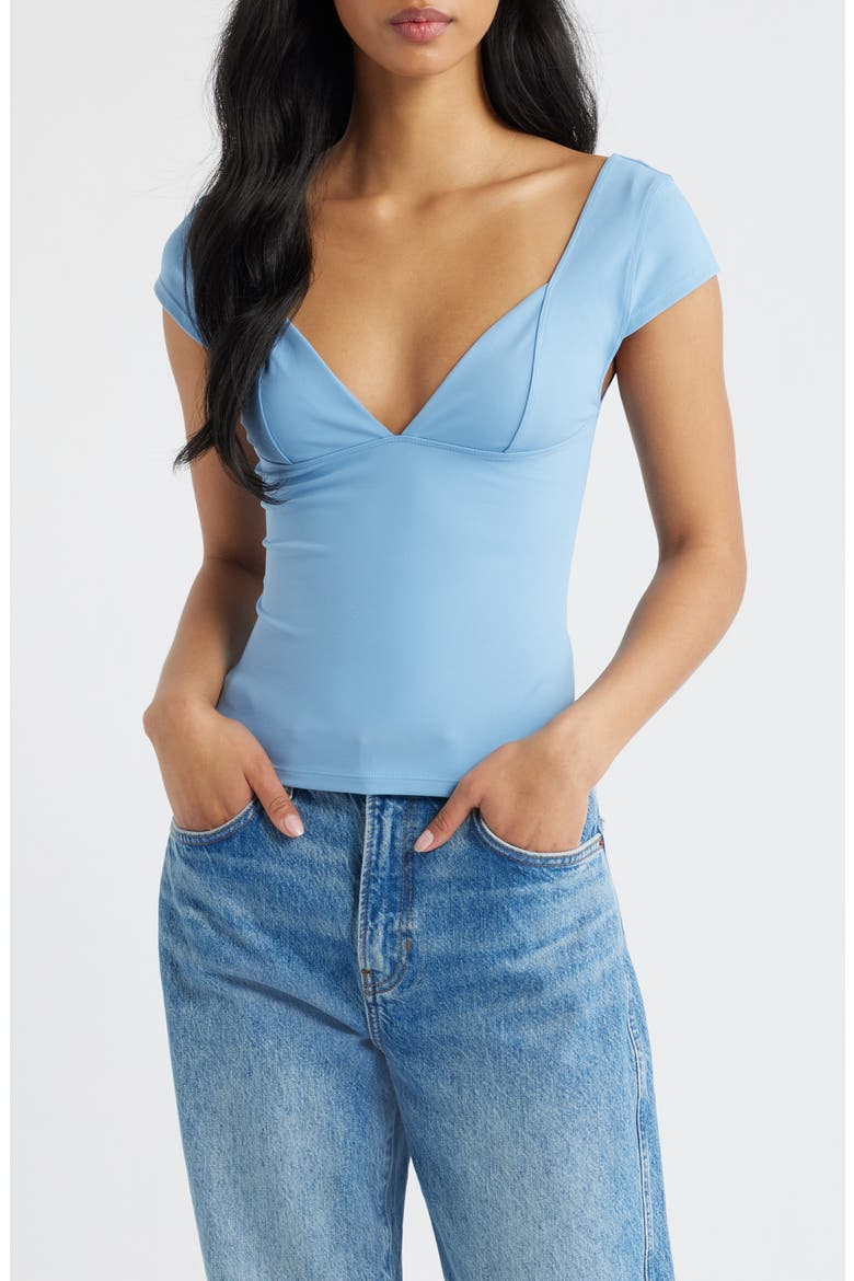 Duo Corset Top, Main, color, BLISSFUL BLUE