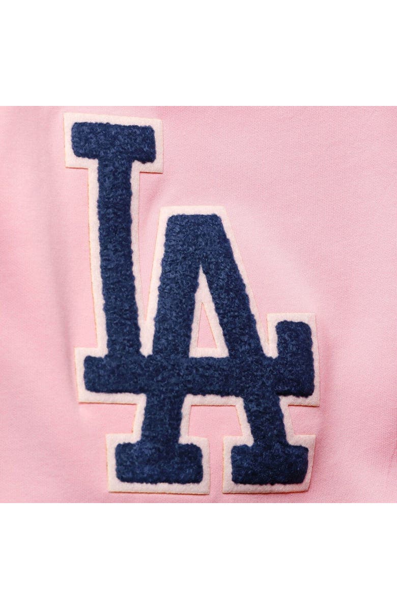 PRO STANDARD Men's Pro Standard Pink Los Angeles Dodgers Logo Club Shorts, Alternate, color, 