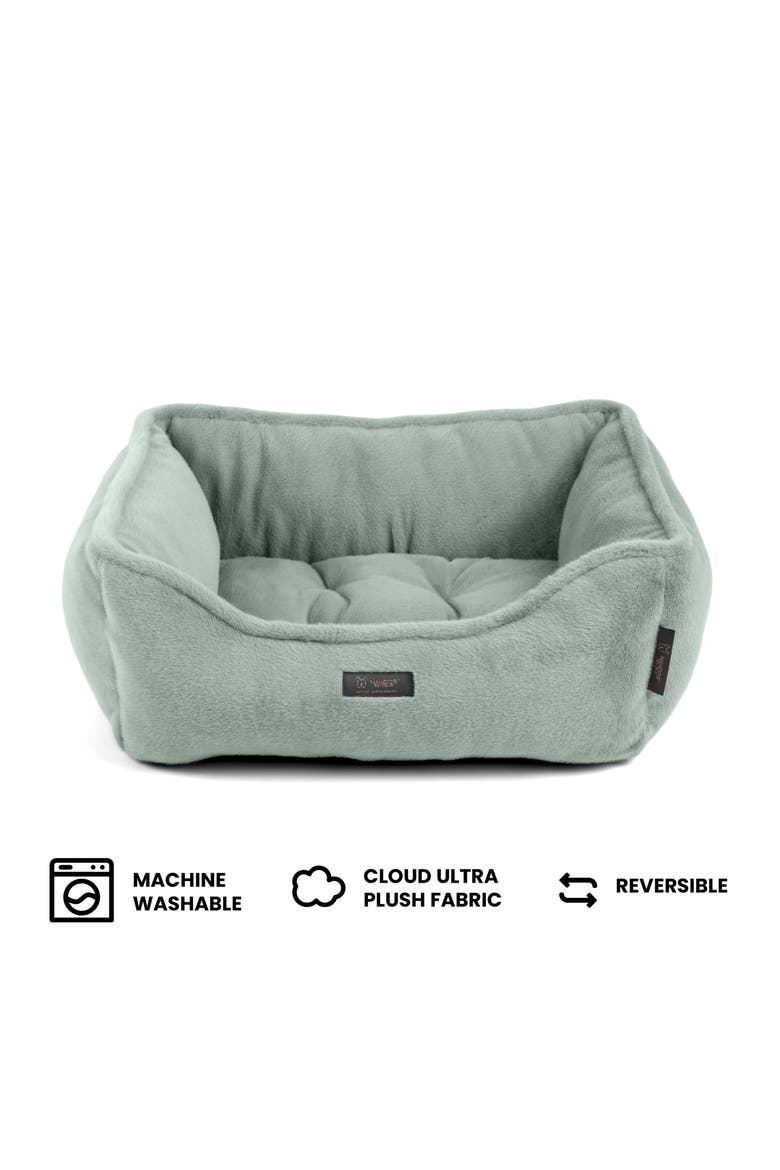 Dream One Cloud  Dog  Bed - Reversible Cat & Dog Bed for Small to Medium Breeds, Alternate, color, Paris Green