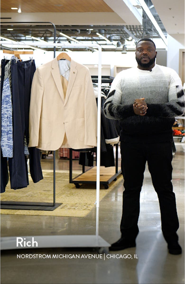 Tampa Slim Fit Linen & Cotton Sport Coat, sales video thumbnail