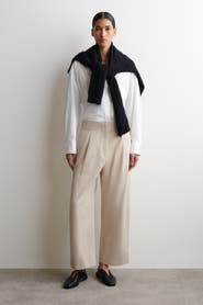 COS Cropped Cotton Balloon Pants