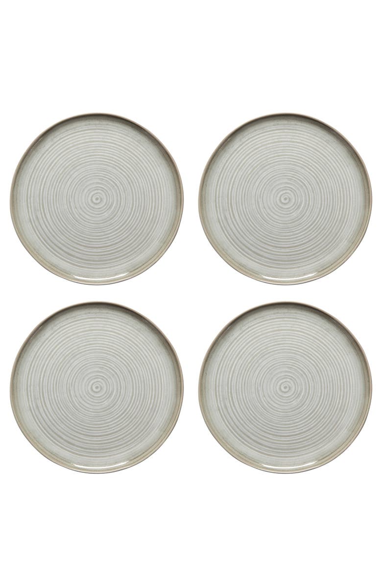 Danica Brands Set of 4 Aquarius Dinner Plate - 10.5 Inch, Main, color, Aquarius Sage