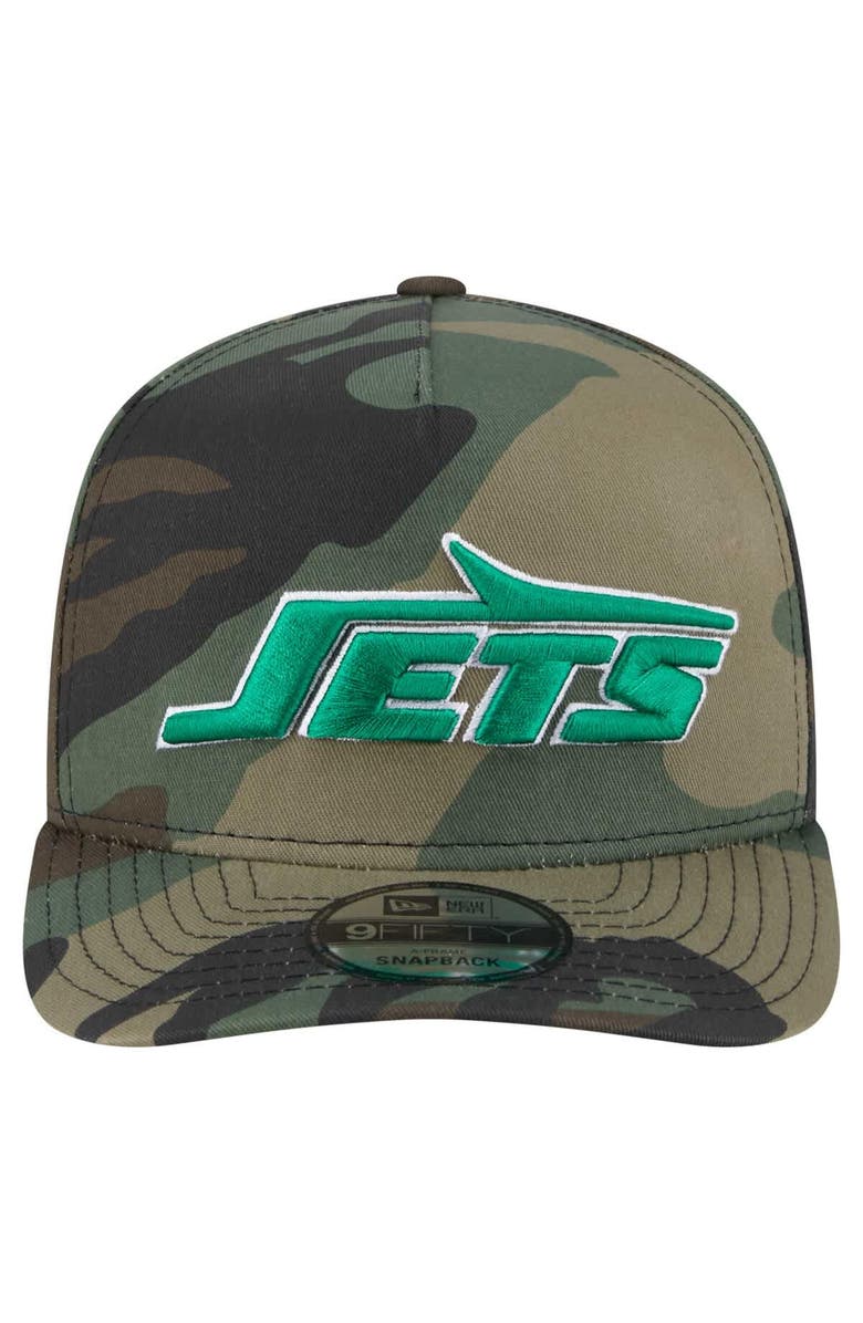 New Era Men's New Era Camo New York Jets Woodsy 9FIFTY Snapback Hat, Alternate, color, 