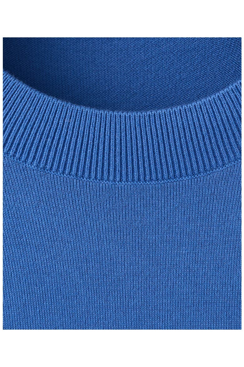 Cotton Knit Knot Detail Vest, Alternate, color, BLUE