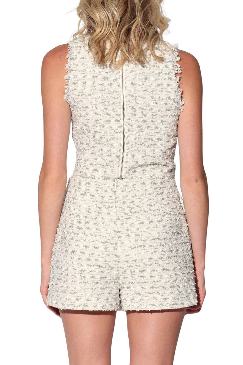 Alyssa Button Tweed Top, Alternate, color, MILOS TWEED