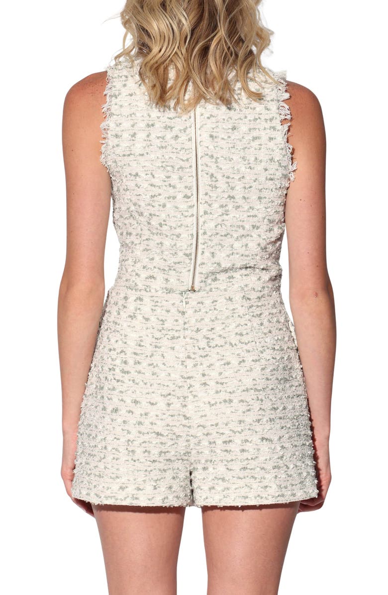 Walter Baker Alyssa Button Tweed Top, Alternate, color, Milos Tweed