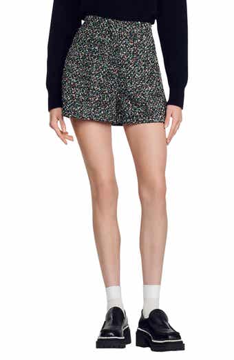 SANDRO Space Tweed Shorts