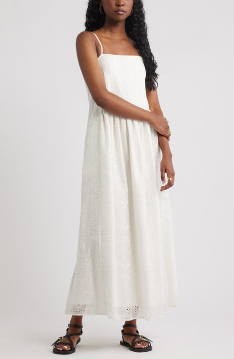 【MONOHA】Drawstring Maxi Long Dress White Drawstring maxi long dress (white) : MONOHA