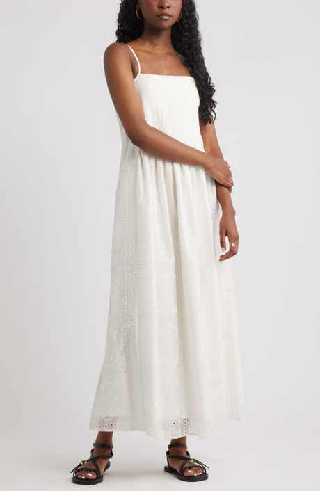 Treasure & Bond Embroidered Maxi Sundress
