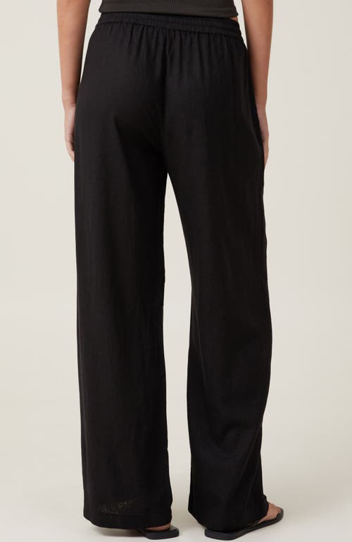 Cotton On Haven Wide Leg Pant In Black