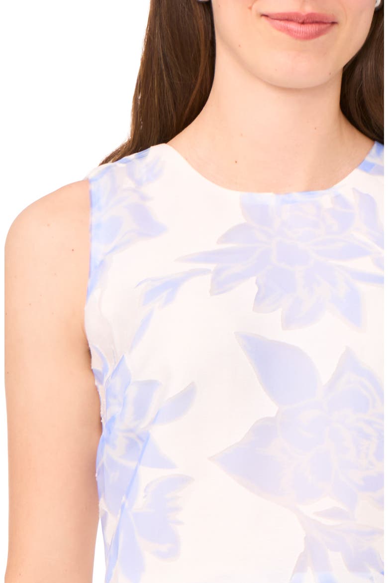 Floral Burnout Sleeveless Top, Alternate, color, FROZEN