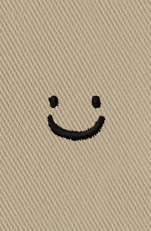Dalix Lil Smile Bucket Hat In Sesame Beige