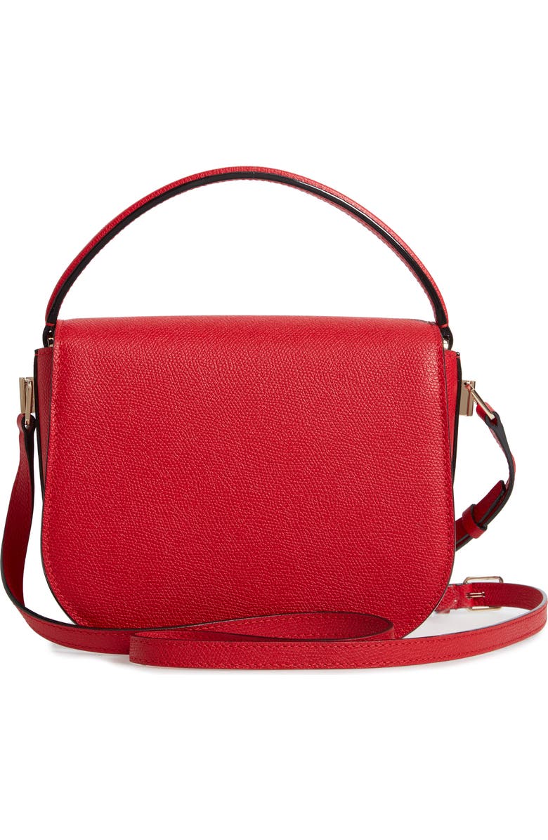 Valextra Iside Leather Top Handle Bag, Alternate, color,