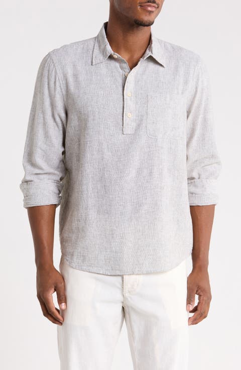 Mariner Linen & Cotton Long Sleeve Shirt