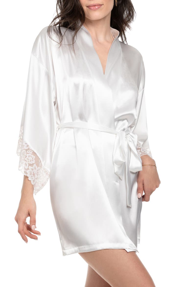 La Belle Short Robe, Alternate, color, IVORY