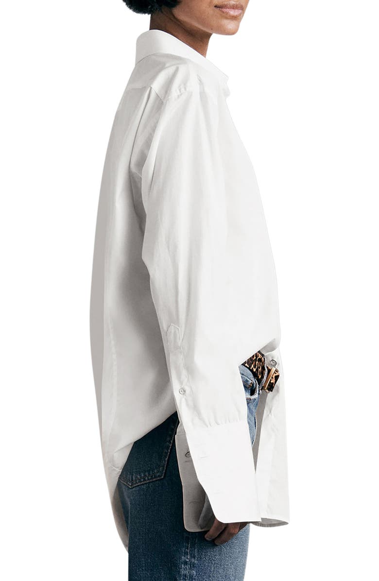 rag & bone Diana Cotton Poplin Button-Up Shirt, Alternate, color, 