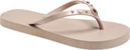 KARL LAGERFELD PARIS Zimia Button Flip Flop