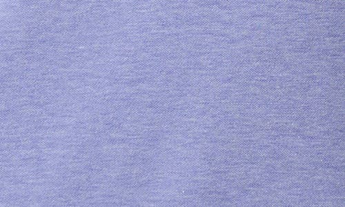 Travismathew Moonlighter Half Zip Pullover In Heather Violet Storm