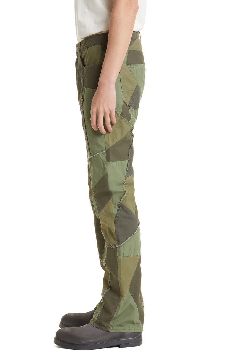 John Elliott Patchwork Panel Cotton Blend Pants, Alternate, color, 