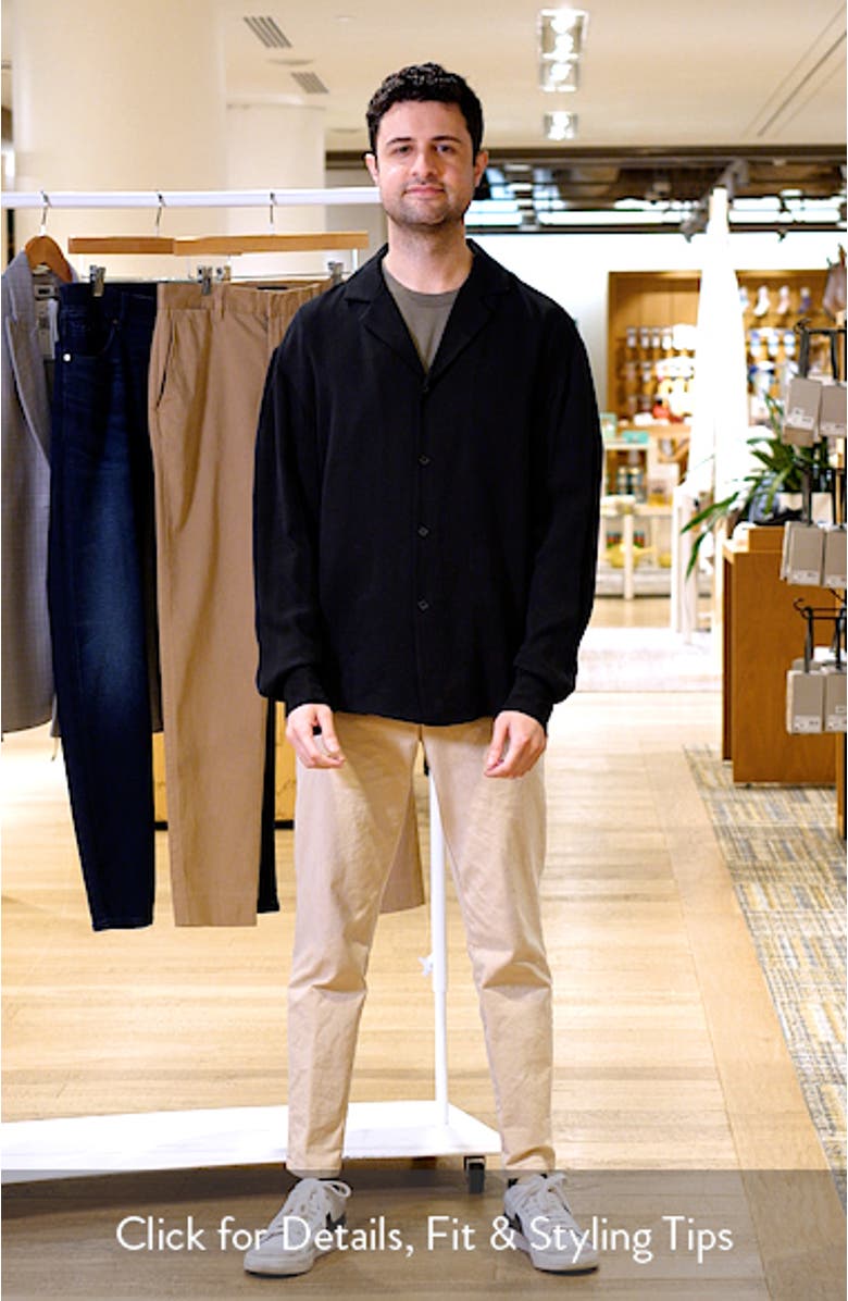 Long Sleeve Cupro Camp Shirt, sales video thumbnail