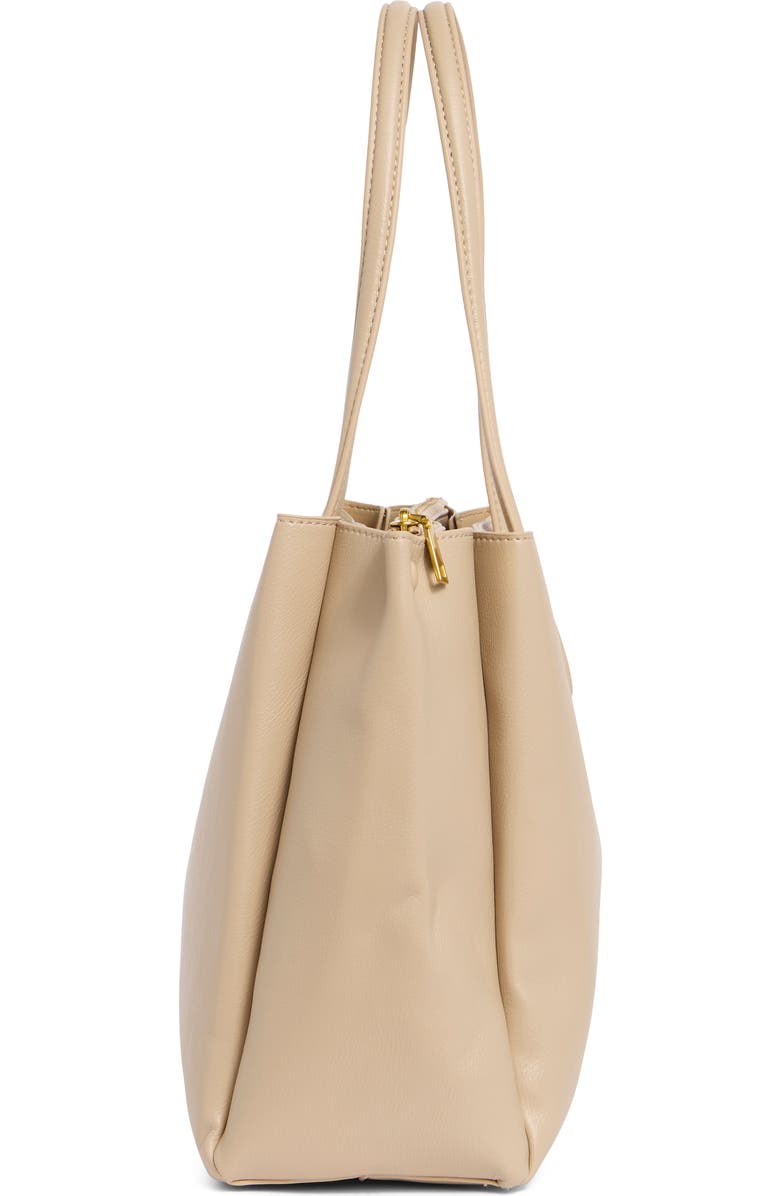 Melie Bianco Georgina Carryall Tote Bag, Alternate, color, Bone