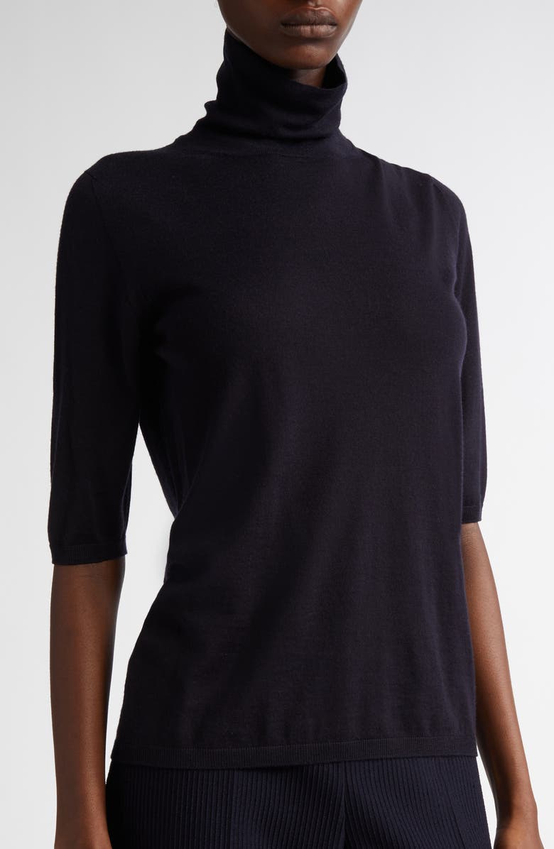 Max Mara Cecina Virgin Wool Turtleneck Sweater, Alternate, color, 