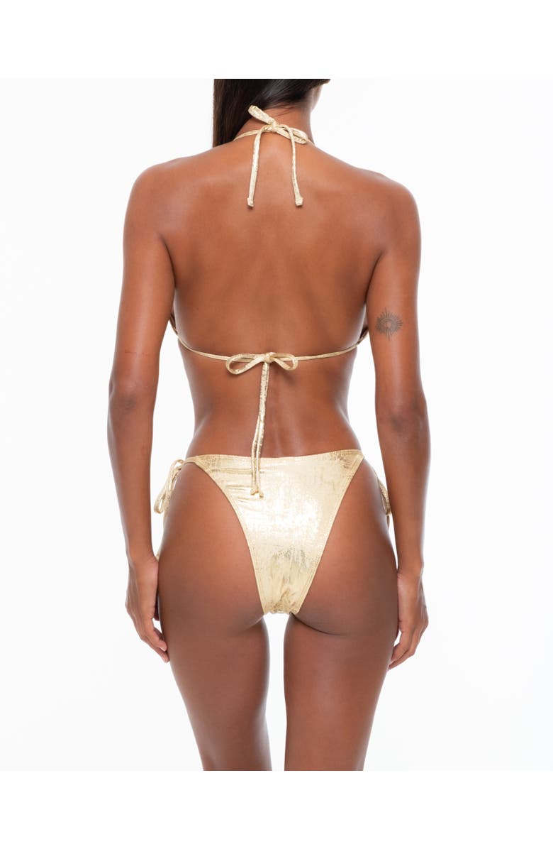 One Empire Cecilia Bikini Bottoms, Alternate, color, Gold