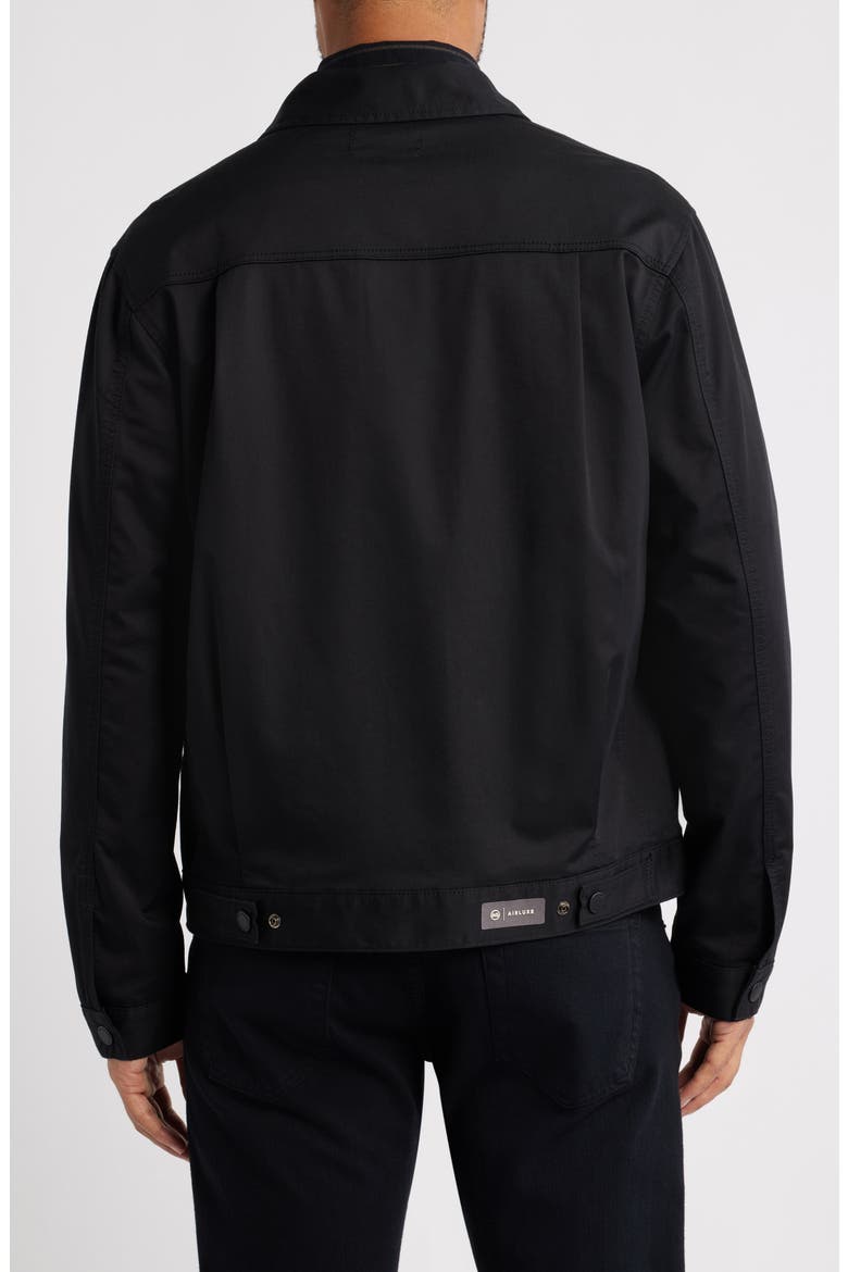 Sid Stretch Cotton Blend Jacket, Alternate, color, TRUE BLACK