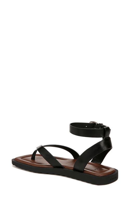 Vince Samuela Ankle Strap Sandal In Black