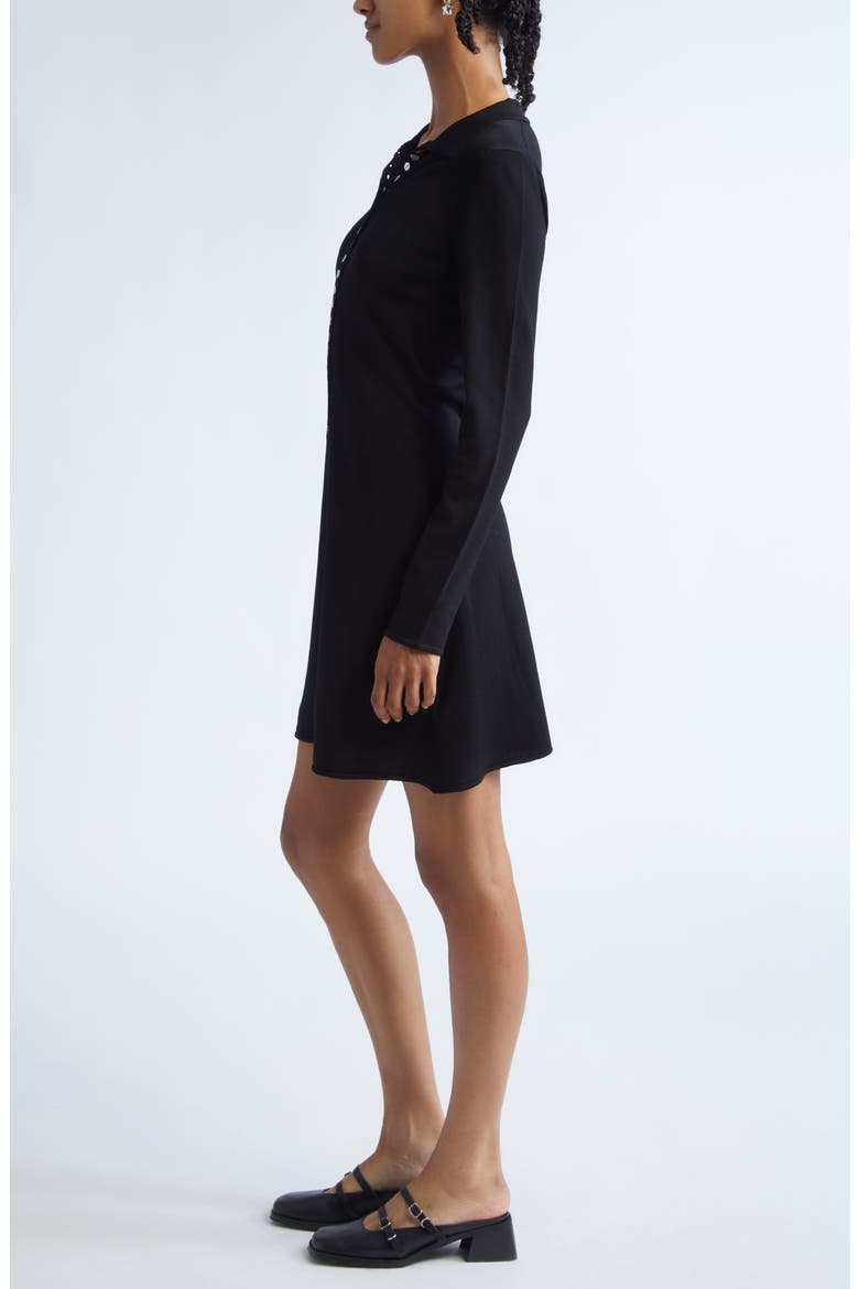 Lori Long Sleeve Knit Dress, Alternate, color, BLACK