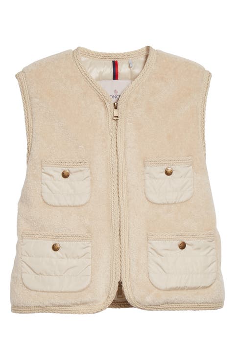 Mimosa Mixed Media Puffer Vest
