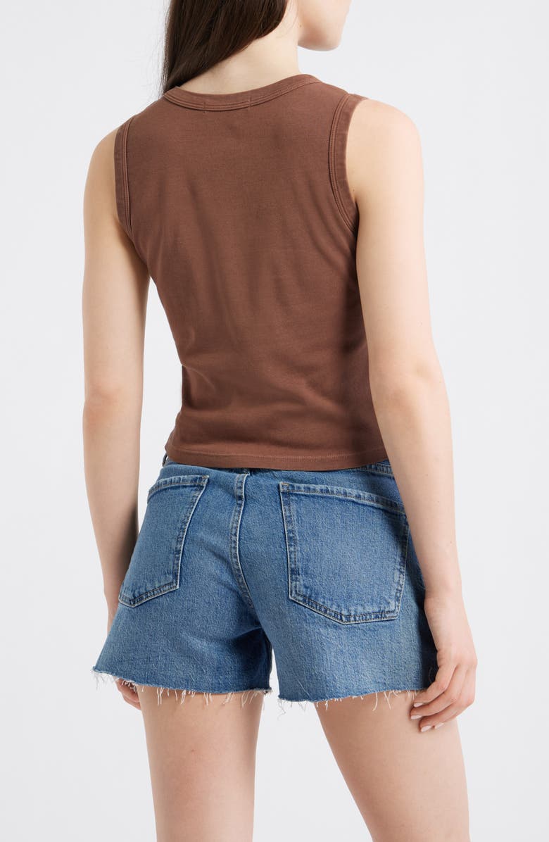 Daydreamer No Strings Attached Graphic Shrunken Tank, Alternate, color, Chocolate Malt