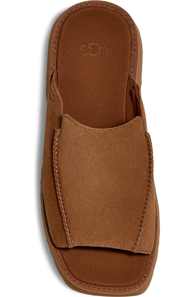 UGG<sup>®</sup> New Heights Platform Slide Sandal, Alternate, color, Chestnut