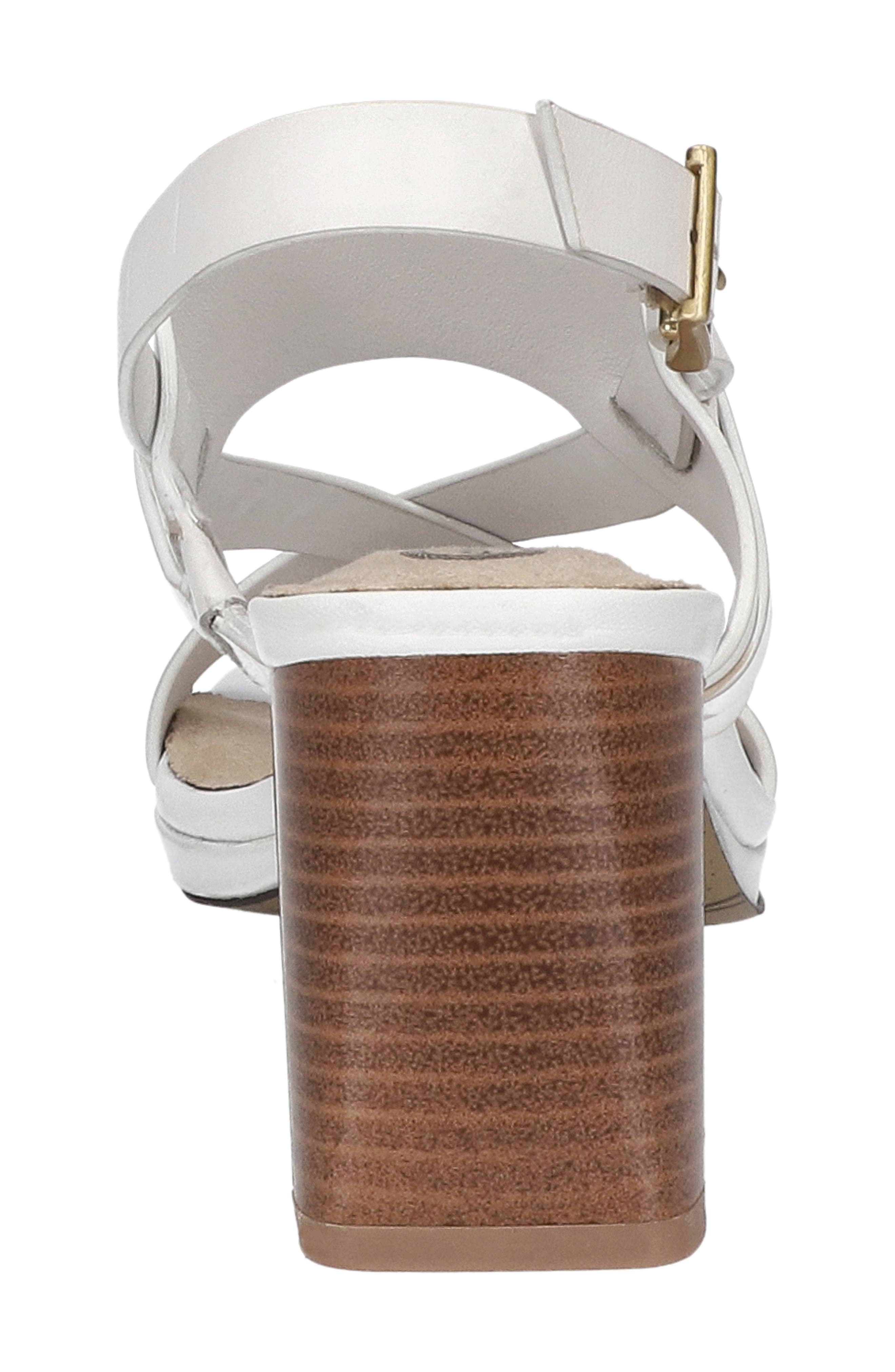 Desoto Slingback Sandal, Alternate, color, WHITE LEATHER