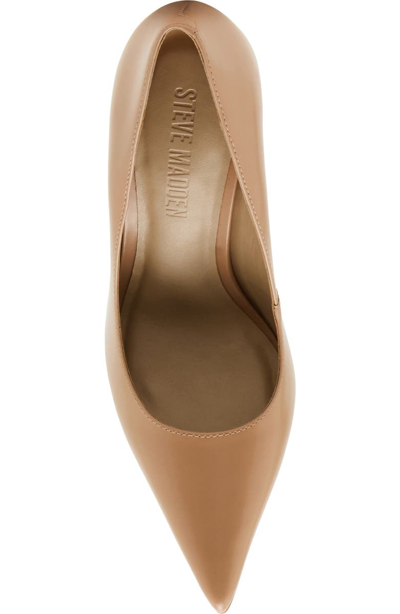 Steve Madden Noir Pointed Toe Pump, Alternate, color, Tan Leather
