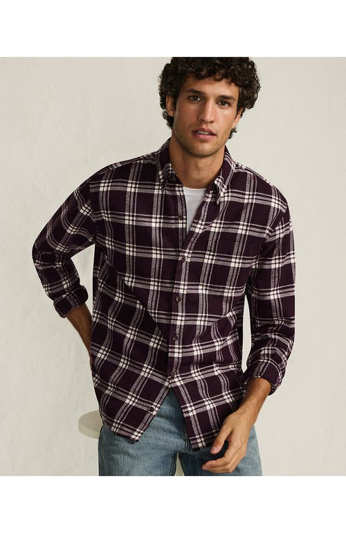 Lands' End Traditional Fit Flagship Flannel Shirt In Multi