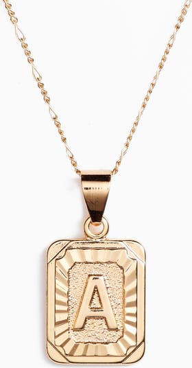 Bracha initial pendant discount