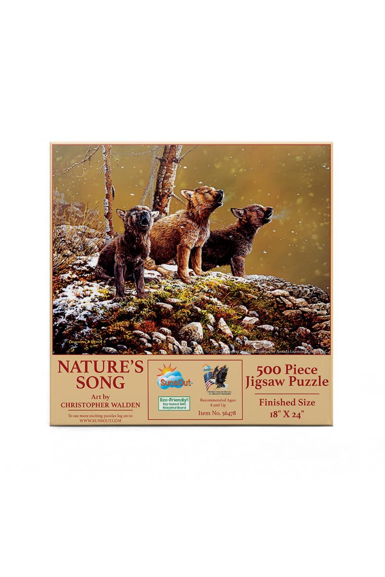 Nature's Song 500 piece Jigsaw Puzzle for Adults, Alternate, color, Multicolor