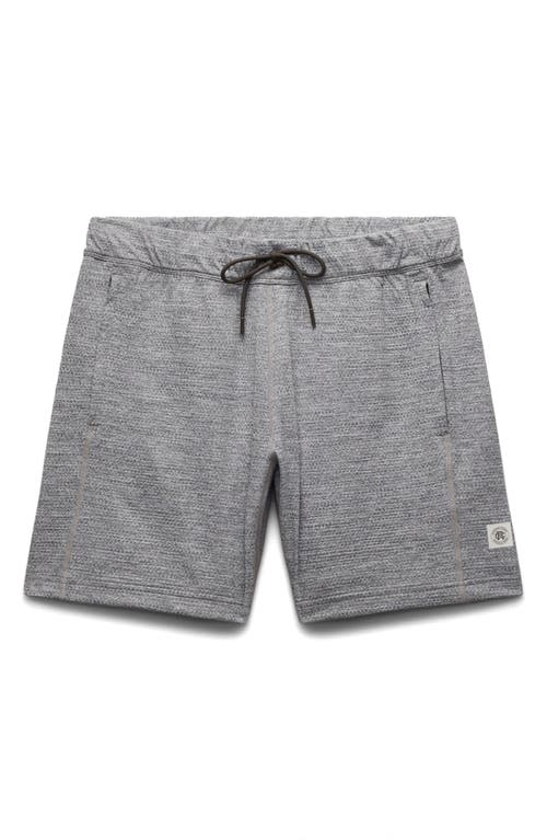 Reigning Champ Solotex® Mesh Tiebreak 7-inch Shorts In Heather Grey