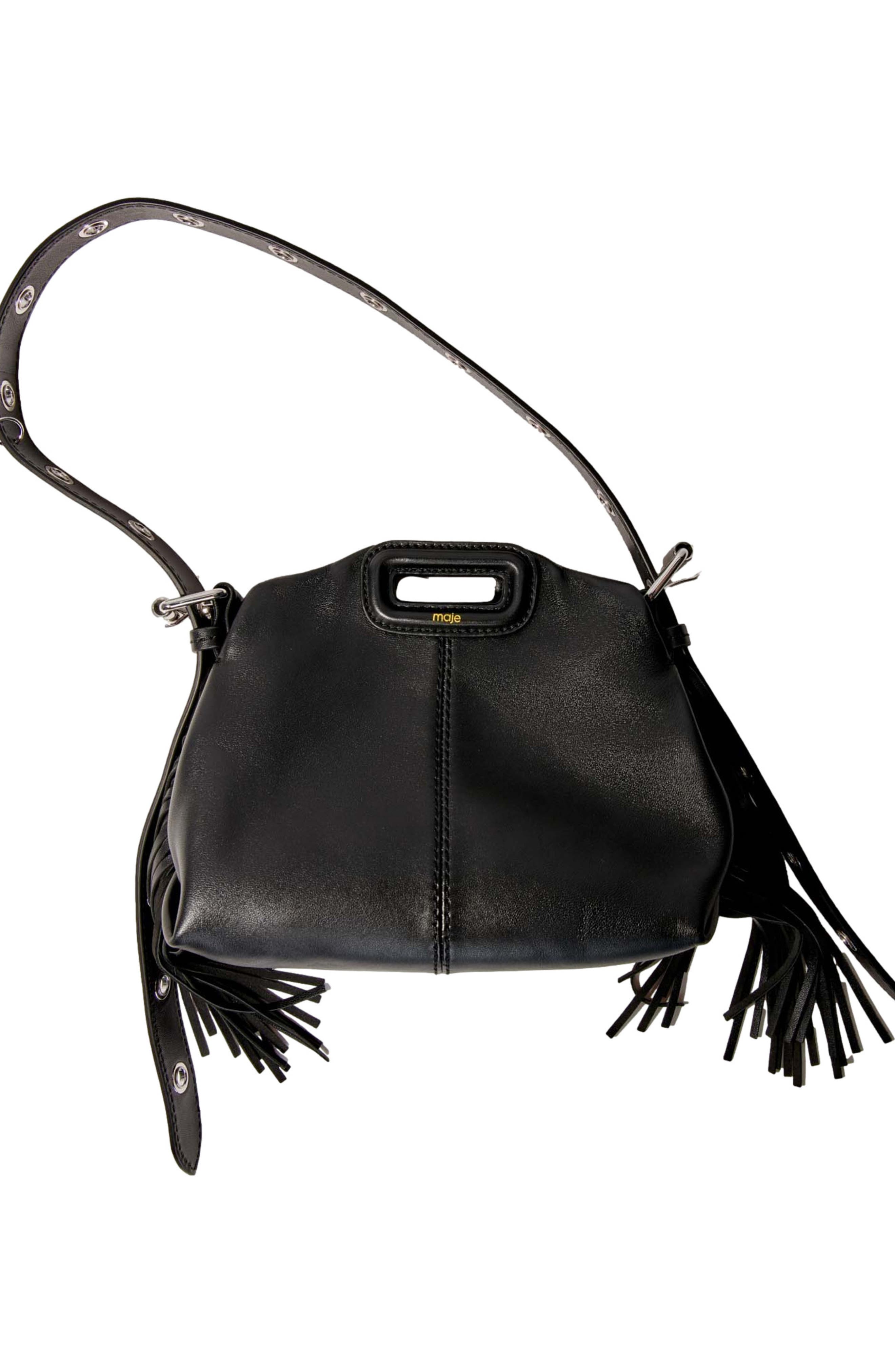 maje Mini Miss M Shoulder Bag, Alternate, color, 