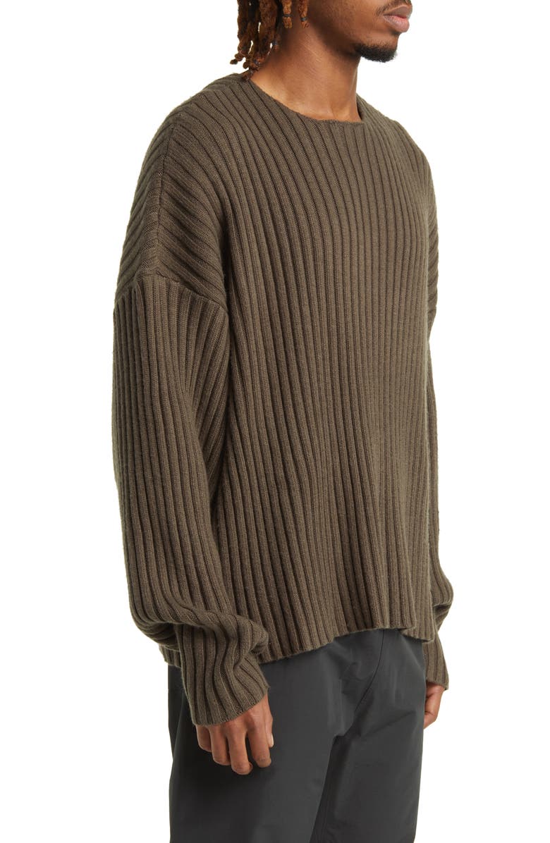 Fear of God Essentials Raw Neck Sweater, Alternate, color,