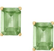 EFFY 14K Yellow Gold Prasiolite Stud Earrings